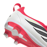 adidas Predator Club Fold-Over Tongue Elastic Laces FG/MG Youth Soccer Cleats - Red/Black/White - Best Buy Soccer