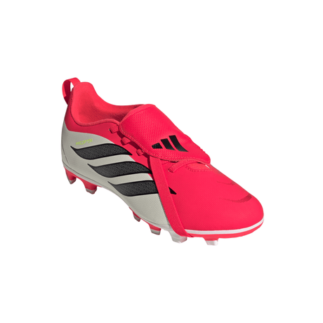 adidas Predator Club Fold-Over Tongue Elastic Laces FG/MG Youth Soccer Cleats - Red/Black/White - Best Buy Soccer