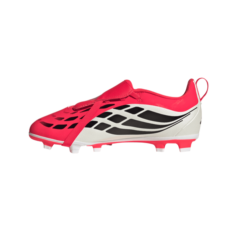 adidas Predator Club Fold-Over Tongue Elastic Laces FG/MG Youth Soccer Cleats - Red/Black/White - Best Buy Soccer