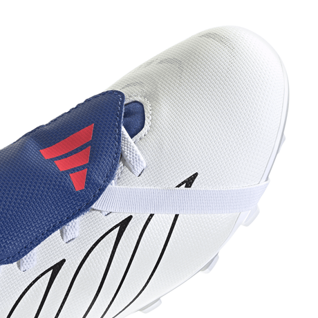 adidas Predator Club Fold-Over Tongue Elastic Laces Firm Ground/Multi Ground Youth Soccer Cleats - White - Best Buy Soccer