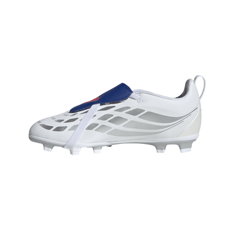 adidas Predator Club Fold-Over Tongue Elastic Laces Firm Ground/Multi Ground Youth Soccer Cleats - White - Best Buy Soccer