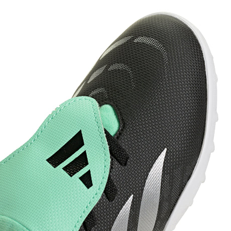 adidas Predator Club Fold-Over Tongue Elastic Laces TF Turf Youth Soccer Cleats - Black/Silver - Best Buy Soccer