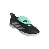 adidas Predator Club Fold-Over Tongue Elastic Laces TF Turf Youth Soccer Cleats - Black/Silver - Best Buy Soccer