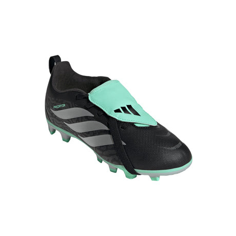 adidas Predator Club Fold-Over Tongue FG/MG Firm Ground/Multi Ground Youth Soccer Cleats - Black/Silver - Best Buy Soccer