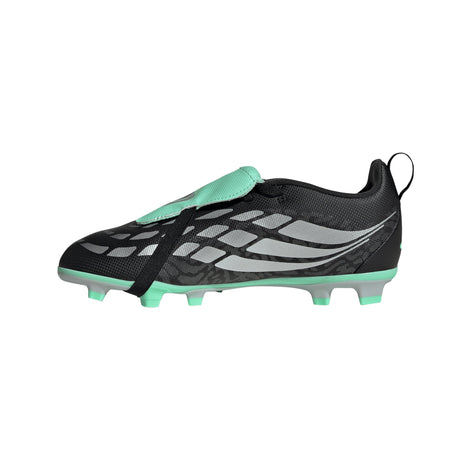 adidas Predator Club Fold-Over Tongue FG/MG Firm Ground/Multi Ground Youth Soccer Cleats - Black/Silver - Best Buy Soccer