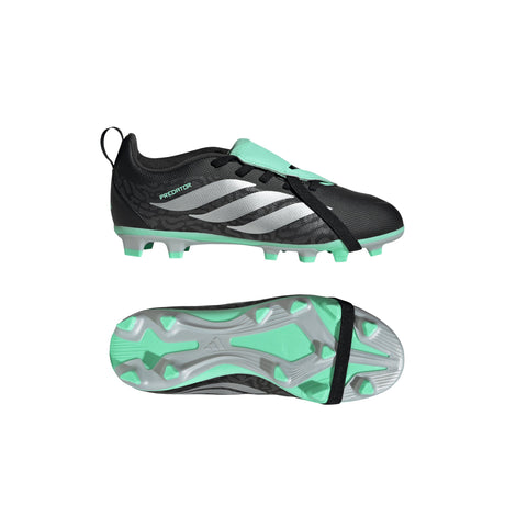 adidas Predator Club Fold-Over Tongue FG/MG Firm Ground/Multi Ground Youth Soccer Cleats - Black/Silver - Best Buy Soccer