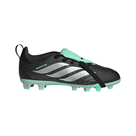adidas Predator Club Fold-Over Tongue FG/MG Firm Ground/Multi Ground Youth Soccer Cleats - Black/Silver - Best Buy Soccer