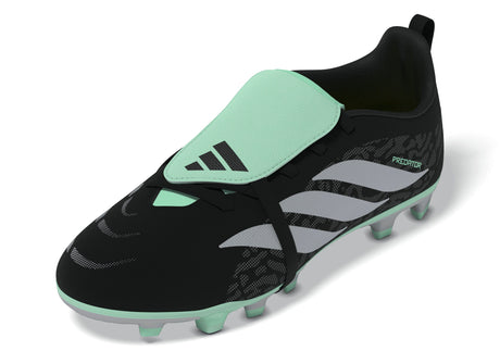 adidas Predator Club Fold-Over Tongue FG/MG Firm Ground/Multi Ground Youth Soccer Cleats - Black/Silver - Best Buy Soccer