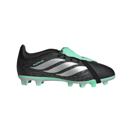 adidas Predator Club Fold-Over Tongue FG/MG Firm Ground/Multi Ground Youth Soccer Cleats - Black/Silver/Mint - Best Buy Soccer