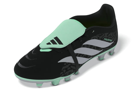 adidas Predator Club Fold-Over Tongue FG/MG Firm Ground/Multi Ground Youth Soccer Cleats - Black/Silver/Mint - Best Buy Soccer