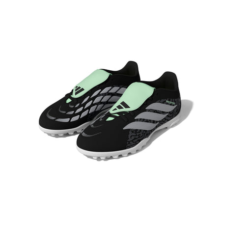 adidas Predator Club Fold-Over Tongue TF Turf Men's Soccer Cleats - Black/Silver - Best Buy Soccer