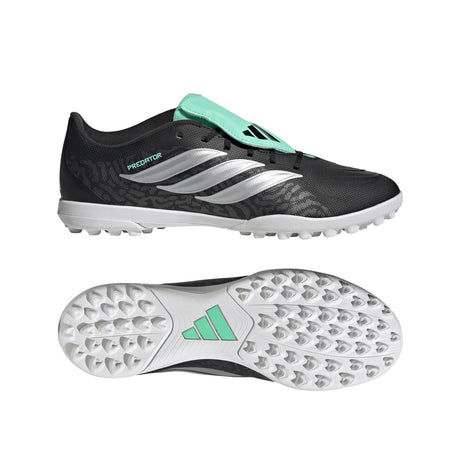 adidas Predator Club Fold-Over Tongue TF Turf Men's Soccer Cleats - Black/Silver - Best Buy Soccer