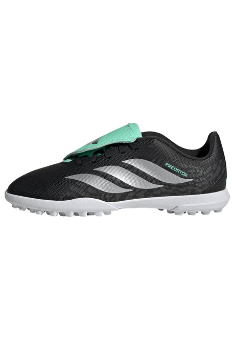 adidas Predator Club Fold-Over Tongue TF Turf Youth Soccer Cleats - Black/Silver/Mint - Best Buy Soccer