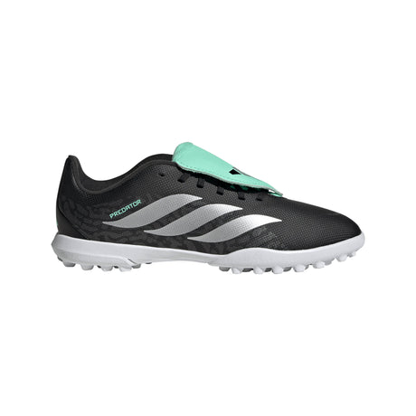 adidas Predator Club Fold-Over Tongue TF Turf Youth Soccer Cleats - Black/Silver/Mint - Best Buy Soccer
