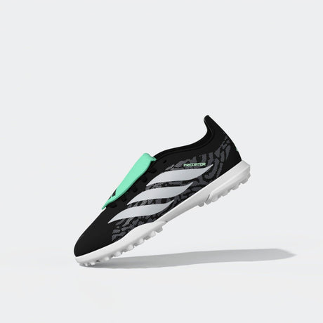 adidas Predator Club Fold-Over Tongue TF Turf Youth Soccer Cleats - Black/Silver/Mint - Best Buy Soccer