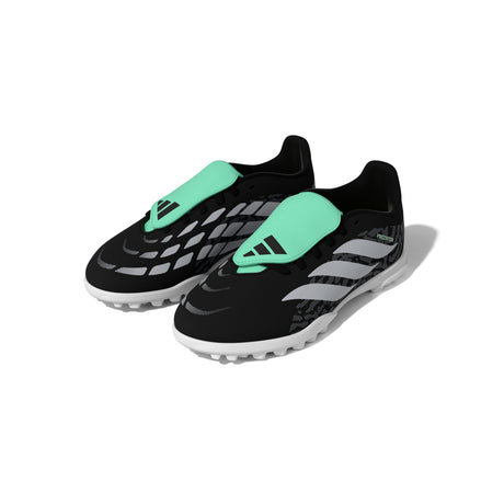 adidas Predator Club Fold-Over Tongue TF Turf Youth Soccer Cleats - Black/Silver/Mint - Best Buy Soccer