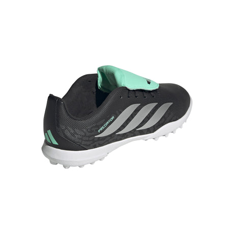 adidas Predator Club Fold-Over Tongue TF Turf Youth Soccer Cleats - Black/Silver/Mint - Best Buy Soccer