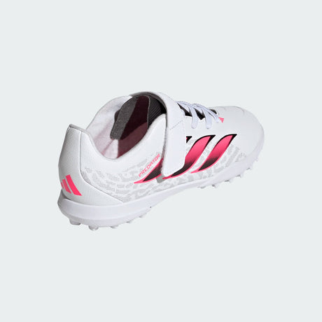 adidas Predator Club Hook & Loop Turf Youth Soccer Cleats - White/Black - Best Buy Soccer