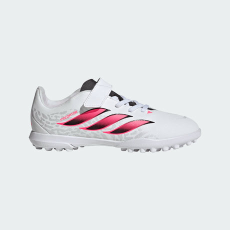 adidas Predator Club Hook & Loop Turf Youth Soccer Cleats - White/Black - Best Buy Soccer