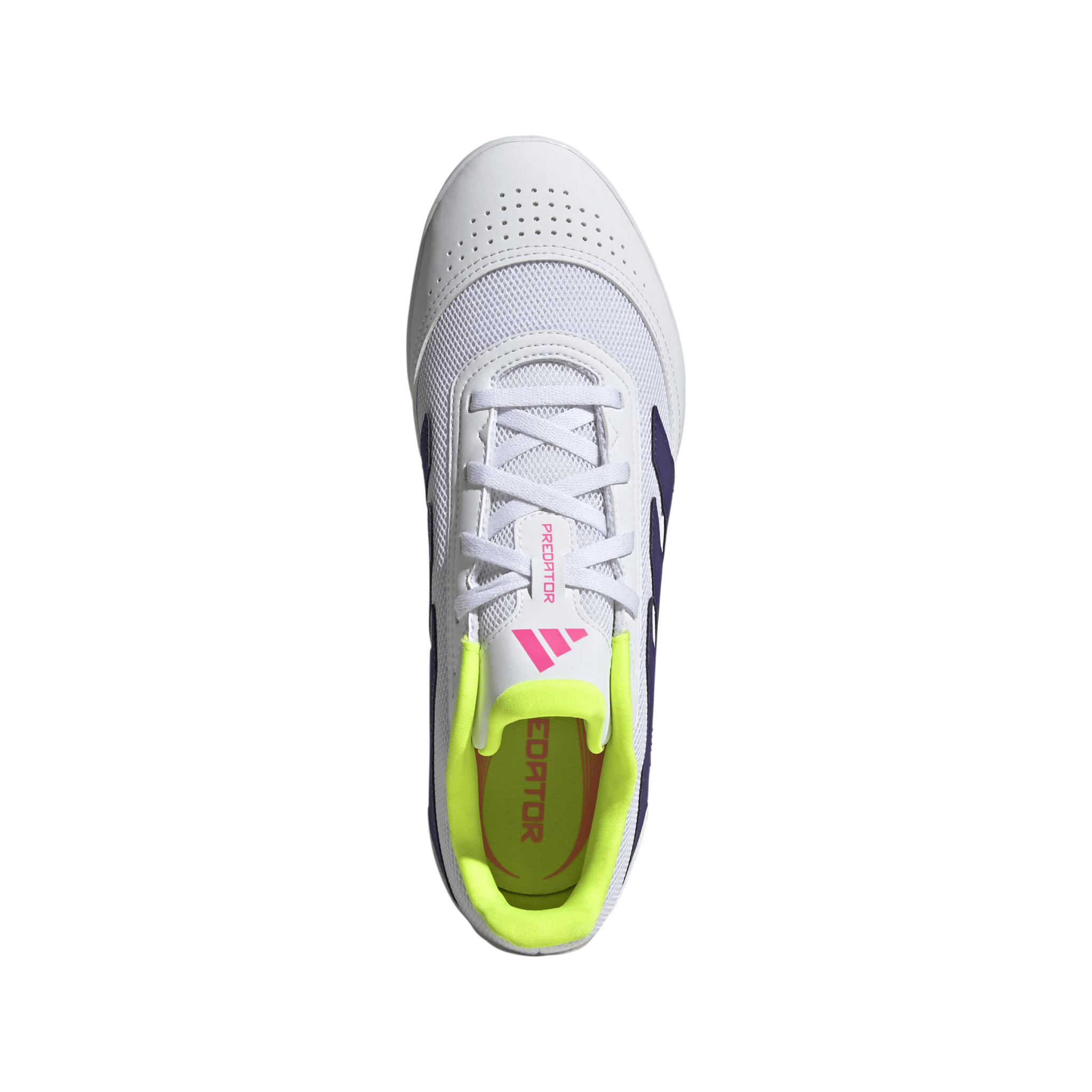 adidas Predator Club Indoor Sala Boots White/Purple - Best Buy Soccer