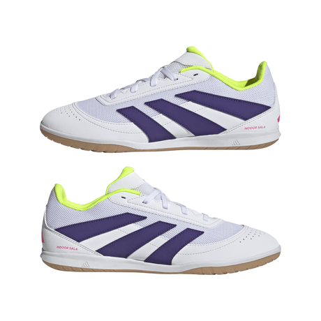adidas Predator Club Indoor Sala Boots White/Purple - Best Buy Soccer