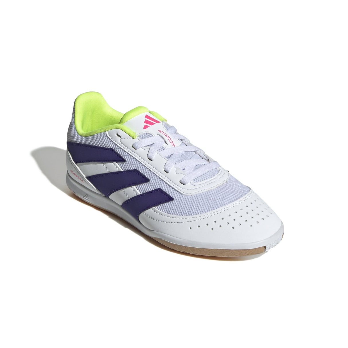 adidas Predator Club Sala Indoor Boots Junior White/Purple - Best Buy Soccer