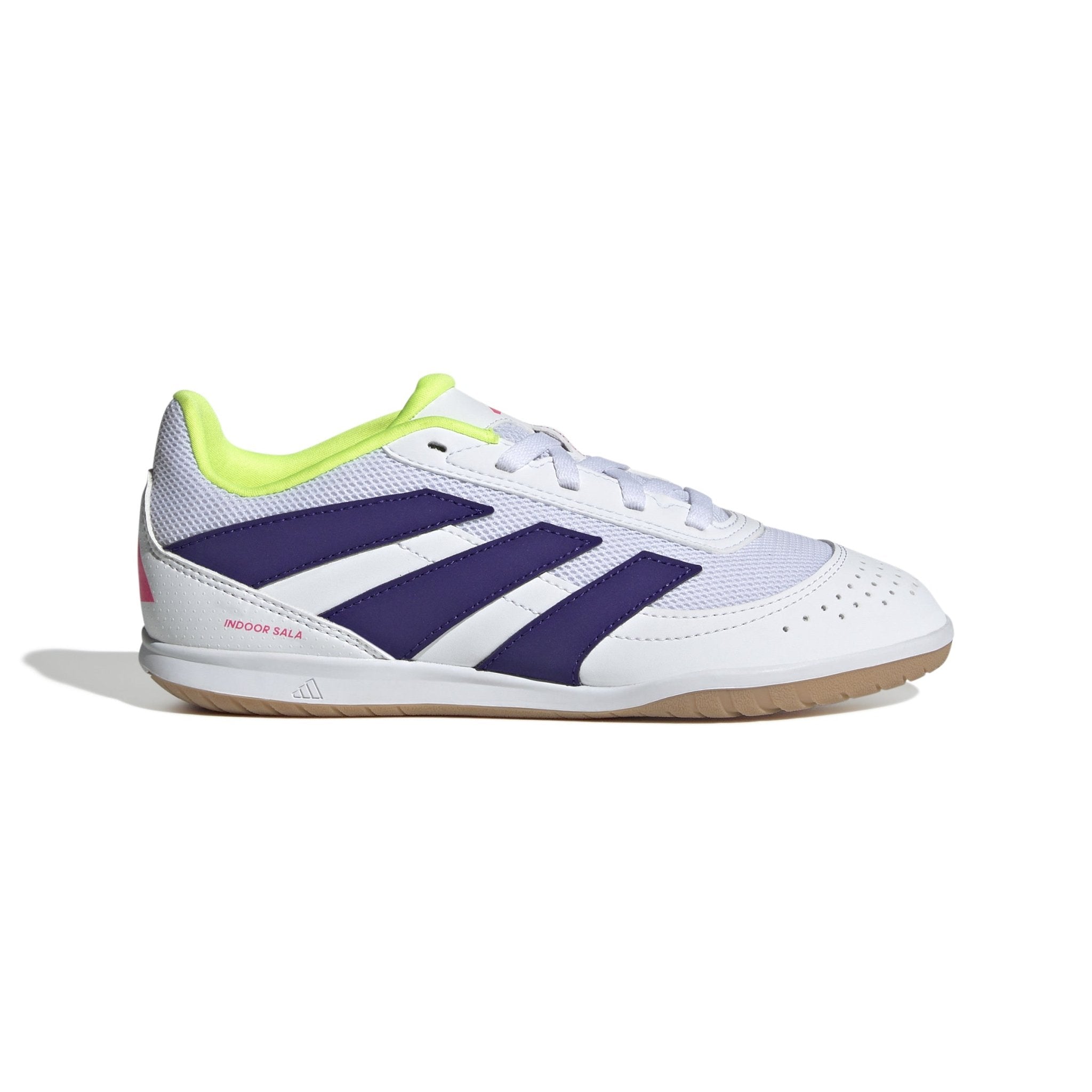 adidas Predator Club Sala Indoor Boots Junior White/Purple - Best Buy Soccer