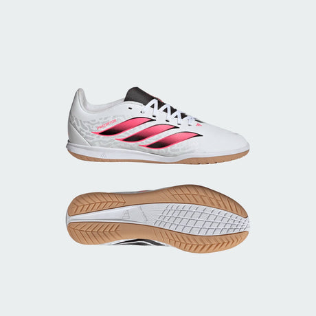 adidas Predator Club Sala Indoor Youth Soccer Shoes - White/Black - Best Buy Soccer