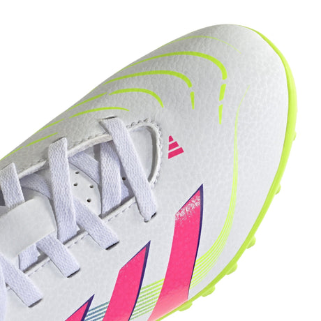 adidas Predator Club Turf Boots Junior White/Pink - Best Buy Soccer
