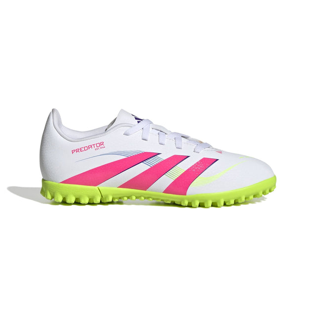 adidas Predator Club Turf Boots Junior White/Pink - Best Buy Soccer