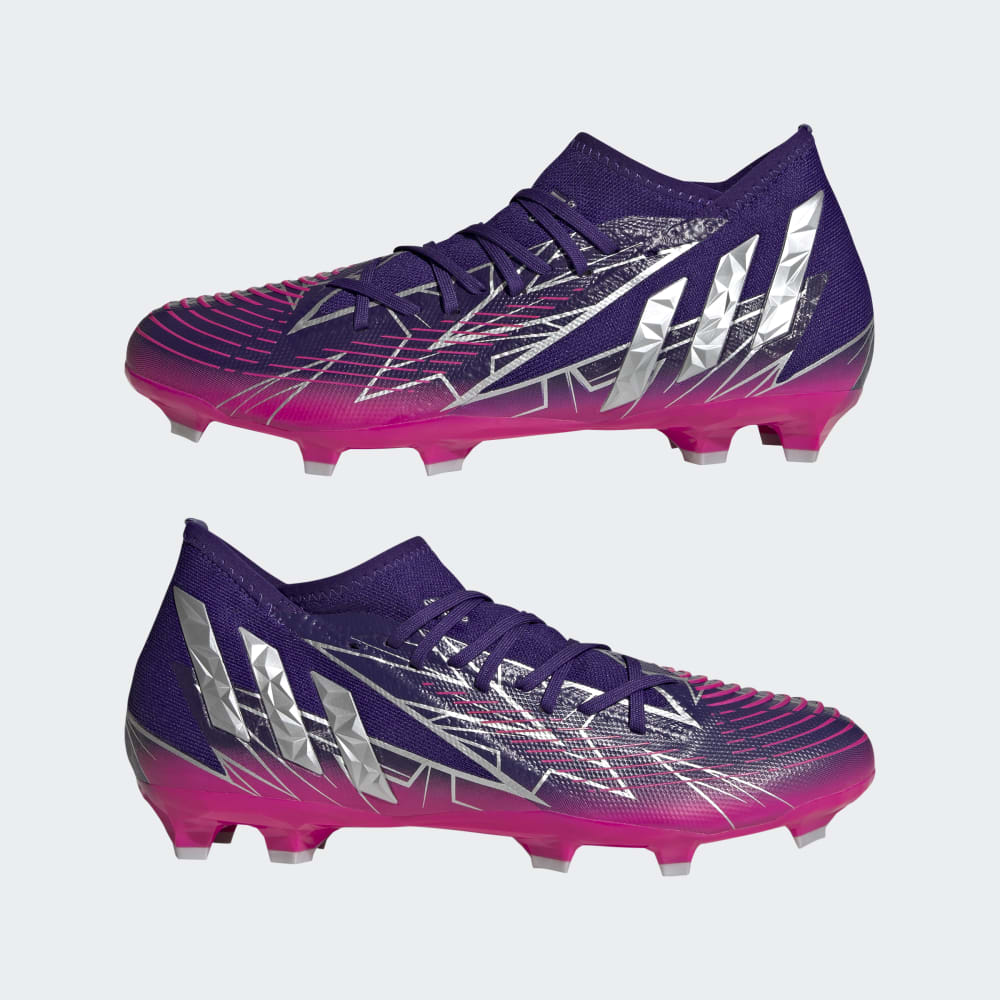adidas Predator Edge 3 FG Firm Ground Boots Team College Purple / Silver Metallic / Team Shock Pink - Best Buy Soccer
