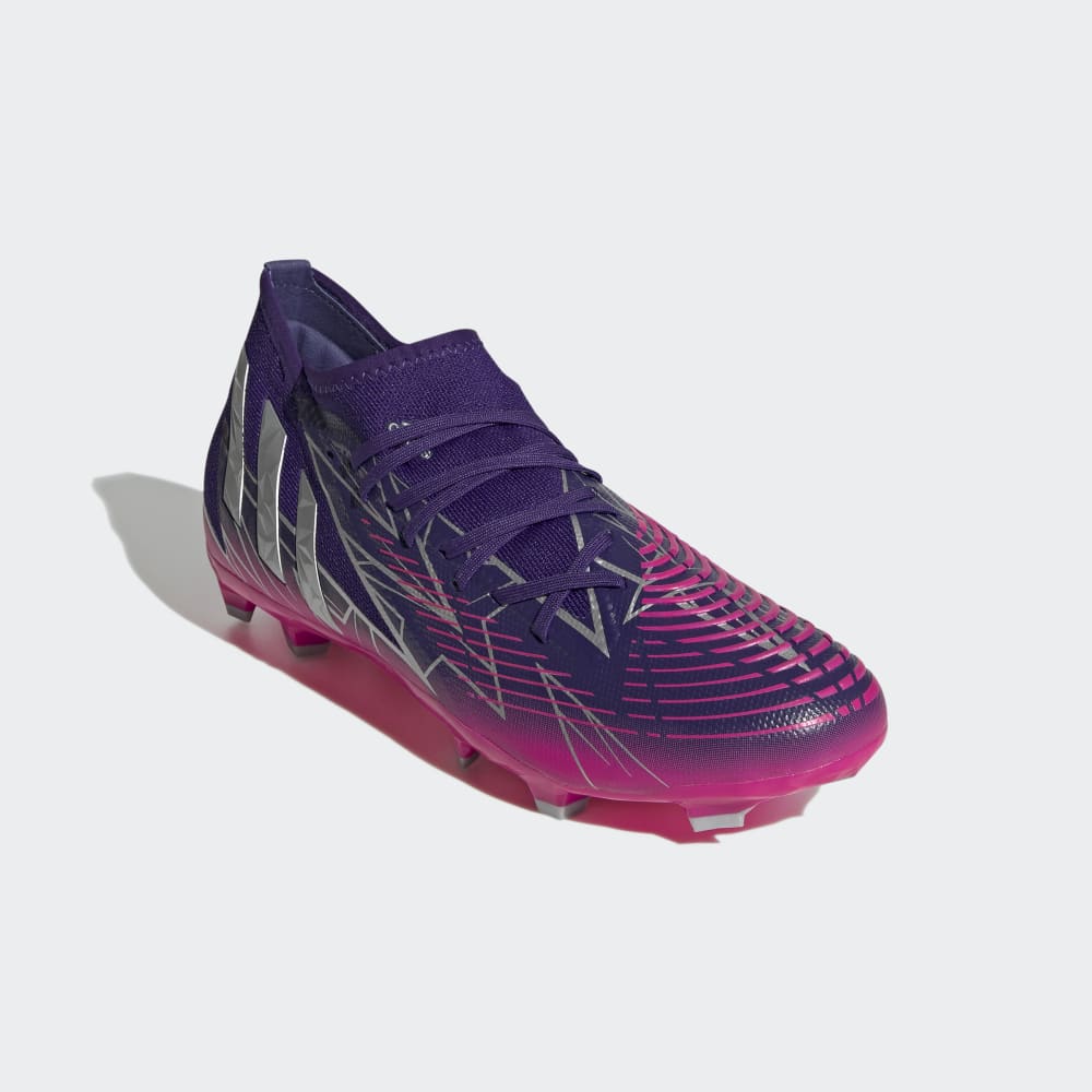 adidas Predator Edge 3 FG Firm Ground Boots Team College Purple / Silver Metallic / Team Shock Pink - Best Buy Soccer