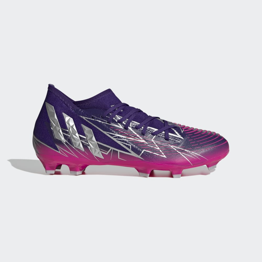 adidas Predator Edge 3 FG Firm Ground Boots Team College Purple / Silver Metallic / Team Shock Pink - Best Buy Soccer