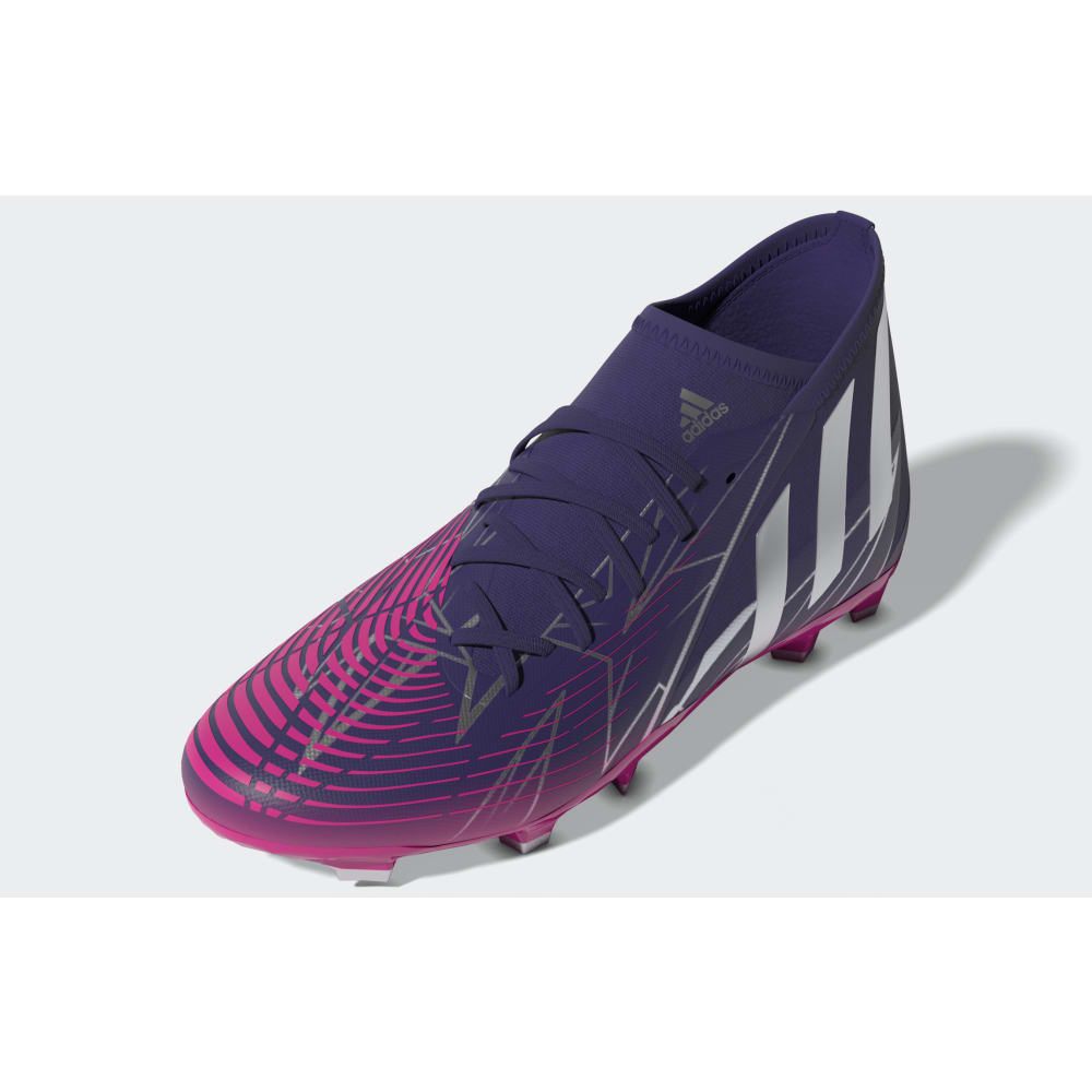 adidas Predator Edge 3 FG Firm Ground Boots Team College Purple / Silver Metallic / Team Shock Pink - Best Buy Soccer