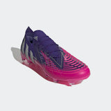 adidas Predator Edge.1 FG Low Firm Ground Boots Team College Purple/Silver Metallic/Team Shock Pink - Best Buy Soccer