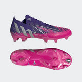 adidas Predator Edge.1 FG Low Firm Ground Boots Team College Purple/Silver Metallic/Team Shock Pink - Best Buy Soccer