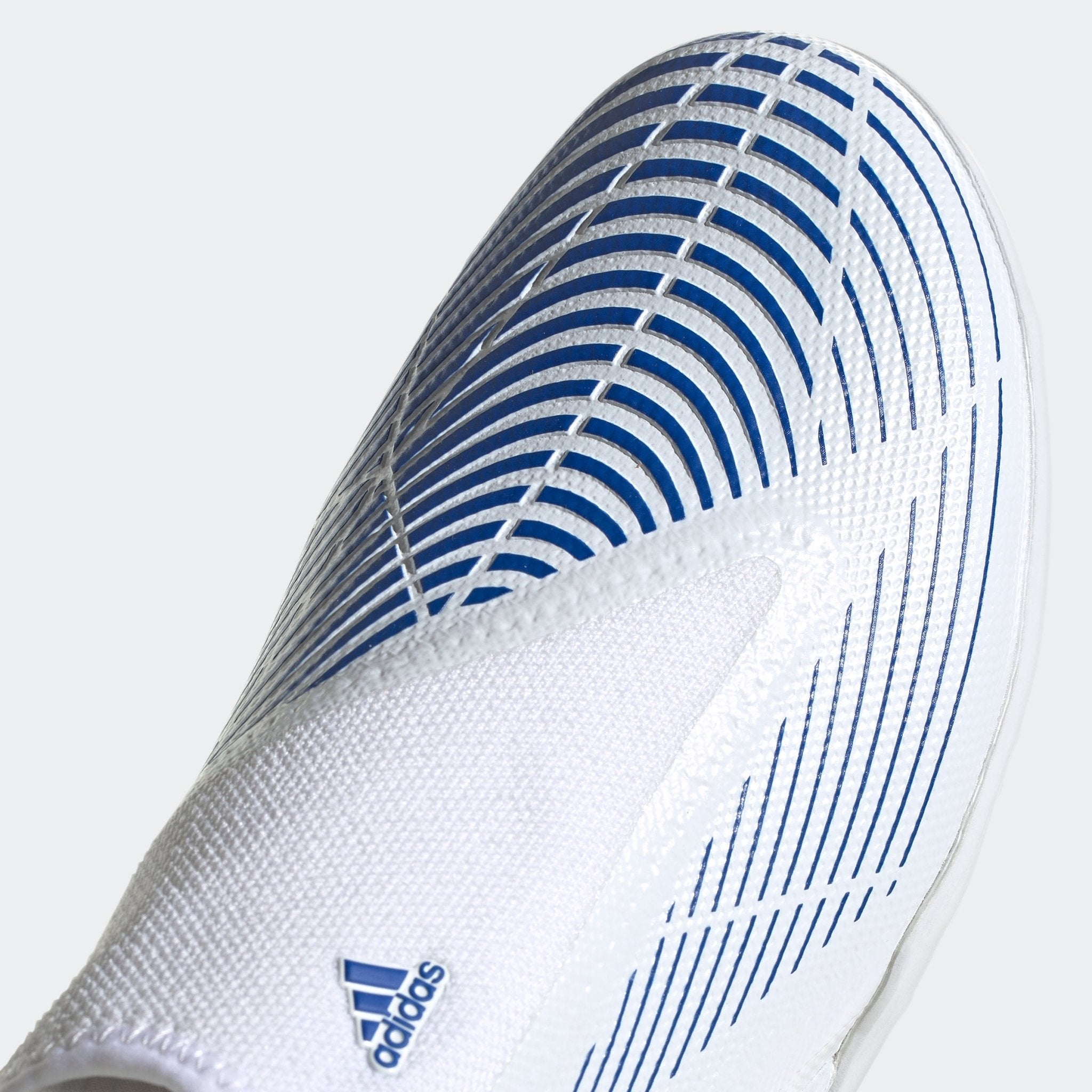 adidas Predator Edge.3 Laceless Turf Boots White/Blue - Best Buy Soccer