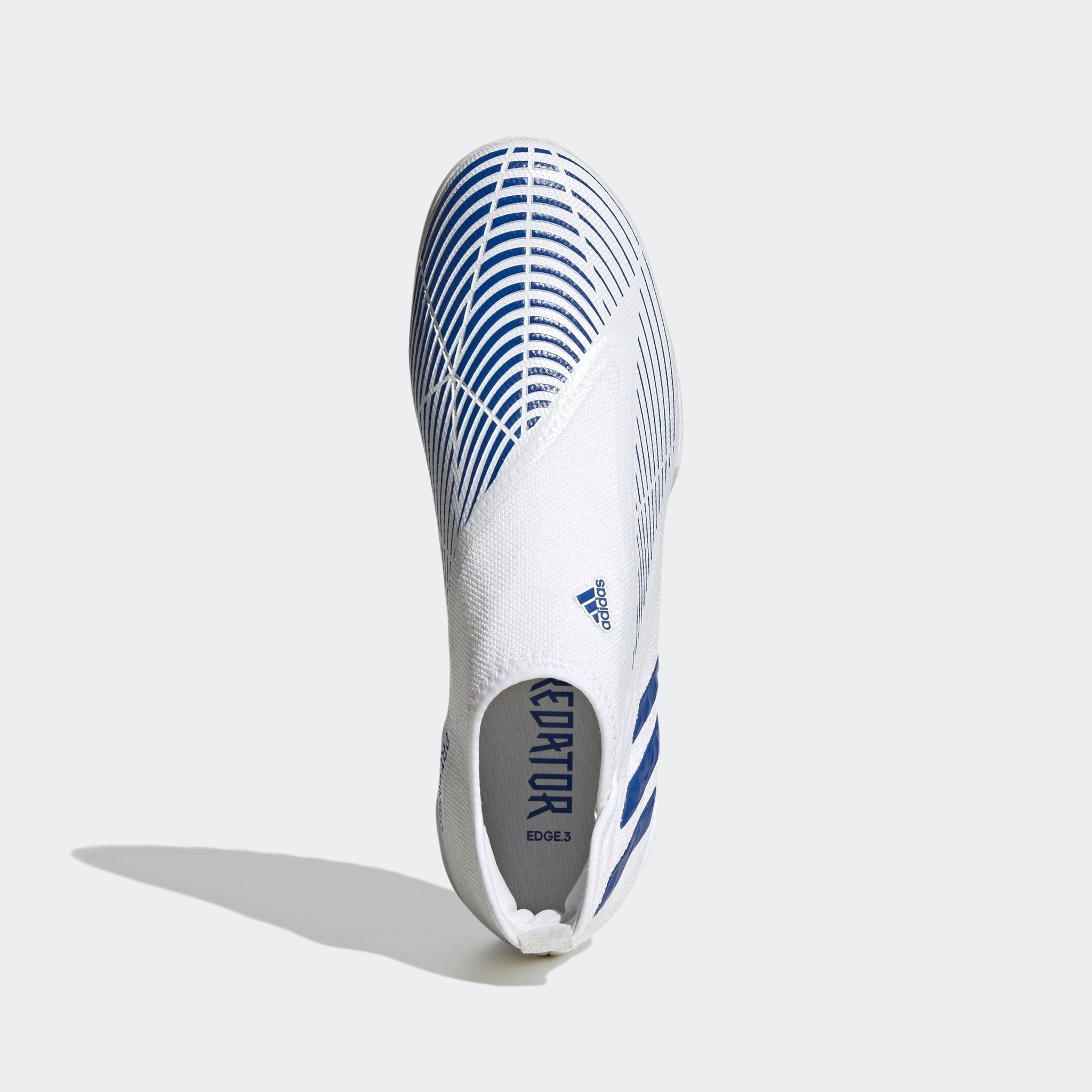 adidas Predator Edge.3 Laceless Turf Boots White/Blue - Best Buy Soccer
