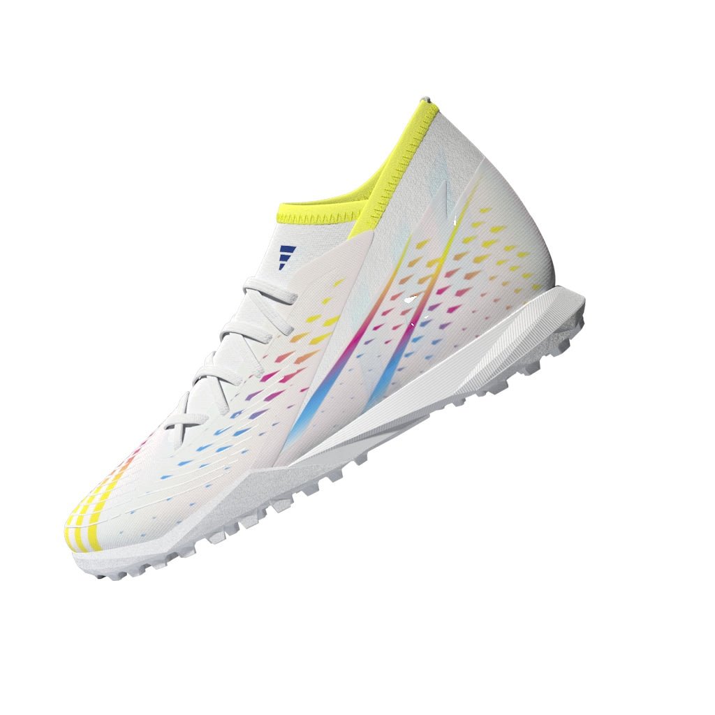 adidas Predator Edge.3 Turf Boots White/Yellow/Blue - Best Buy Soccer