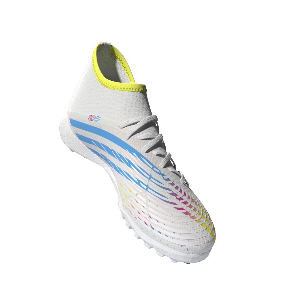 adidas Predator Edge.3 Turf Boots White/Yellow/Blue - Best Buy Soccer
