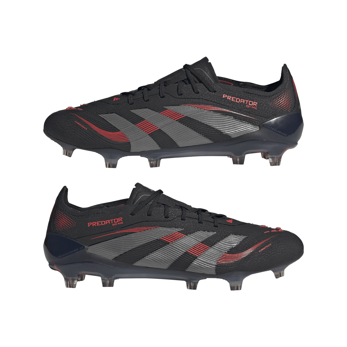 adidas Predator Elite Firm Ground Boots Black/Red - Best Buy Soccer