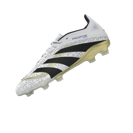 adidas Predator Elite Firm Ground Boots Kids White/Black - Best Buy Soccer