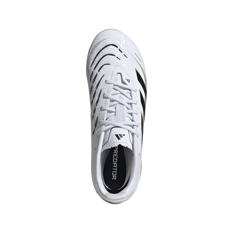 adidas Predator Elite Firm Ground Boots Kids White/Black - Best Buy Soccer