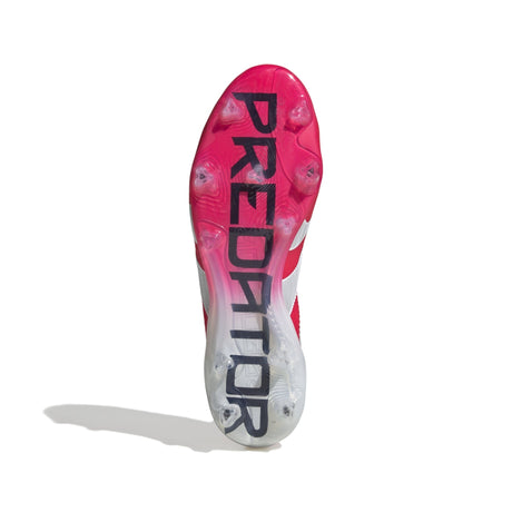 adidas Predator Elite Firm Ground Boots Red/White - Best Buy Soccer