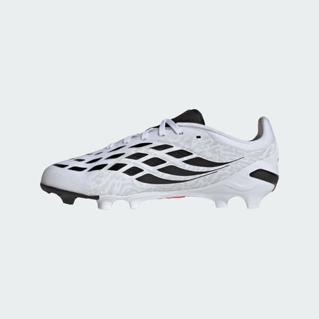 adidas Predator Elite Firm Ground Youth Soccer Cleats - White/Black - Best Buy Soccer