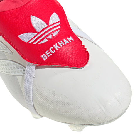 adidas Predator Elite Fold-Over Tongue FG Firm Ground David Beckham Men's Soccer Cleats - White/Silver/Red - Best Buy Soccer