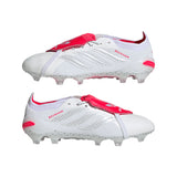 adidas Predator Elite Fold-Over Tongue FG Firm Ground David Beckham Men's Soccer Cleats - White/Silver/Red - Best Buy Soccer