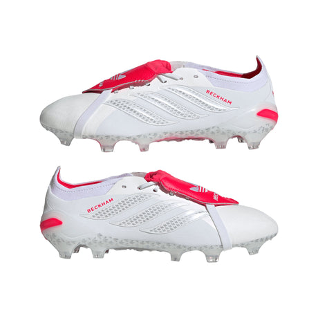 adidas Predator Elite Fold-Over Tongue FG Firm Ground David Beckham Men's Soccer Cleats - White/Silver/Red - Best Buy Soccer
