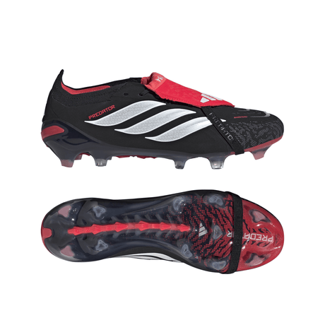 adidas Predator Elite Fold-Over Tongue FG Firm Ground Men´s Soccer Cleats - Black/White - Best Buy Soccer