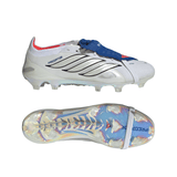 adidas Predator Elite Fold-Over Tongue FG Firm Ground Men's Soccer Cleats - White/Zero Metallic/Blue - Best Buy Soccer